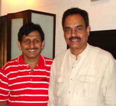 Dr. Manoj Khanna with Dilip Vengsarker