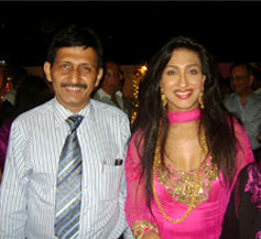 Dr. Manoj Khanna with Rituparna Sengupta